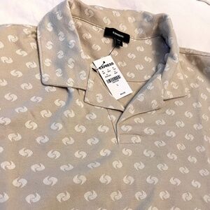 NWT Express Geometric Beije Polo L